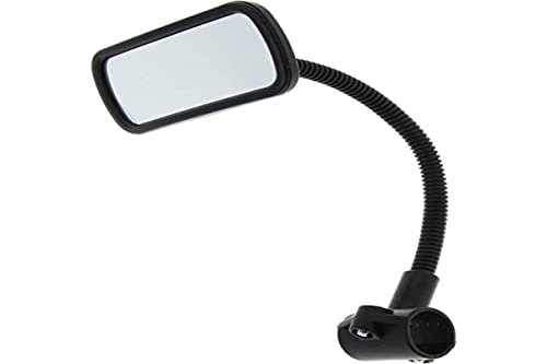 Sunstop Rétroviseur de vélo pour cyclistes et motocyclistes avec col de cygne réglable et verre convexe, sécurité optimi