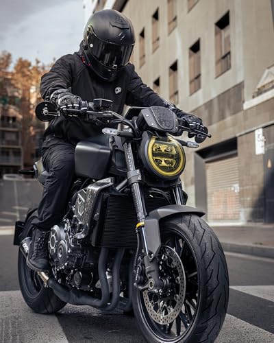 Veste moto Iron Jia Homme Protection du Froid et du Vent Épaulettes et Coudières CE Doublure Amovisible M